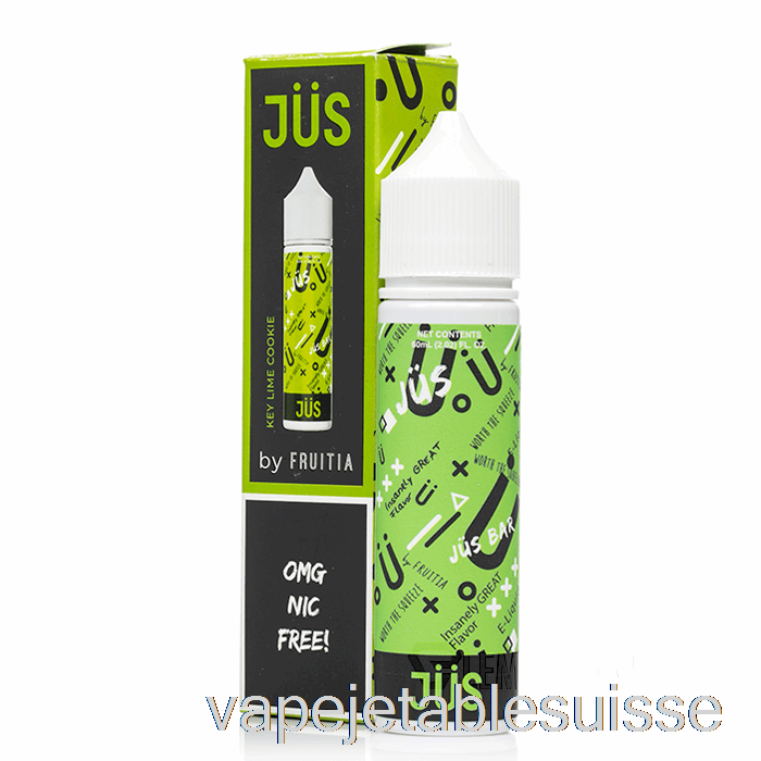 Vape Suisse Key Lime Cookie - Jus E-liquide - 60ml 3mg